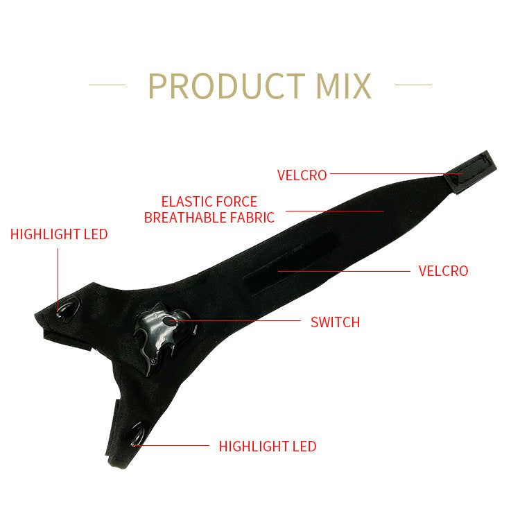 Led Light Charging Gloves High Elastic Non-slip