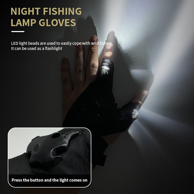 Led Light Charging Gloves High Elastic Non-slip