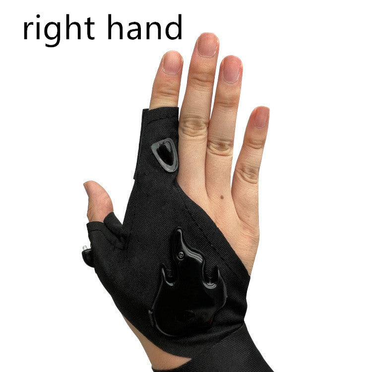 Led Light Charging Gloves High Elastic Non-slip