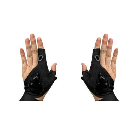Led Light Charging Gloves High Elastic Non-slip